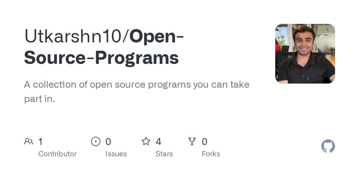 Open Source Programs