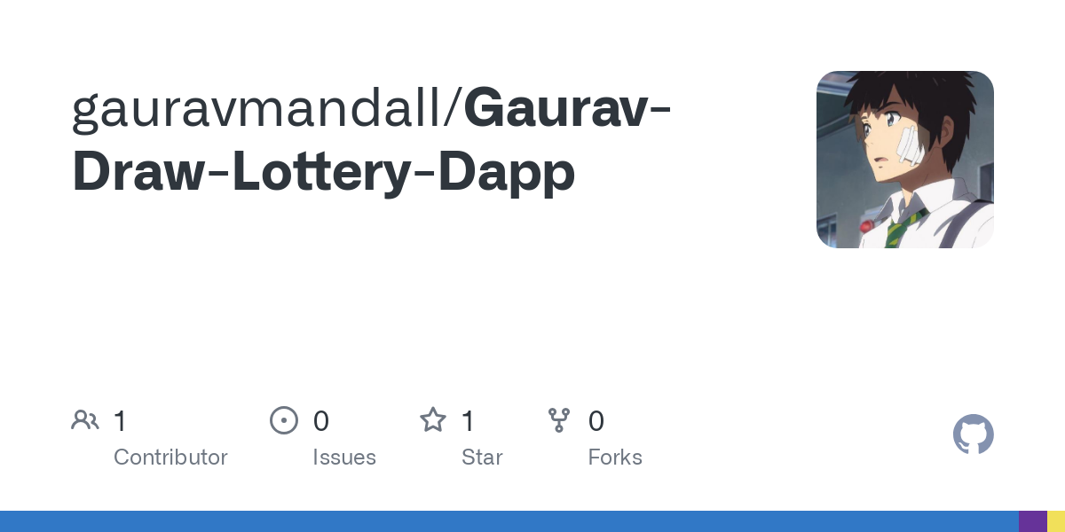 Gaurav Draw Lottery Dapp