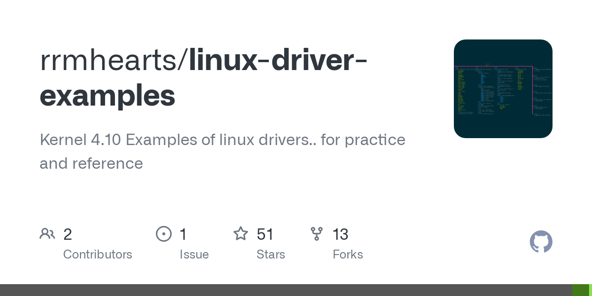 linux driver examples