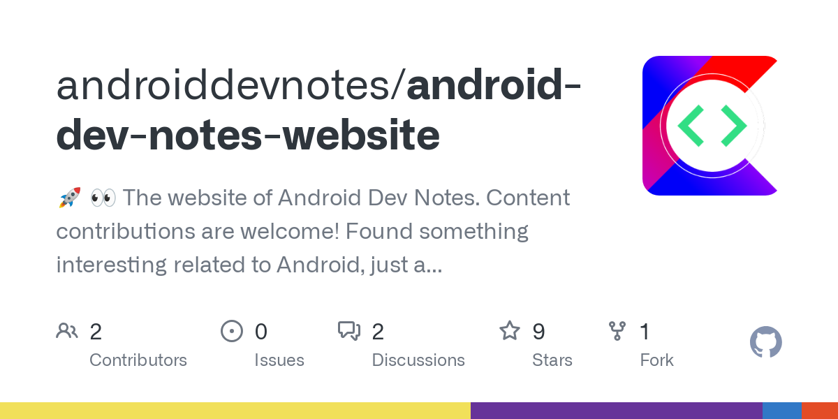 android dev notes website