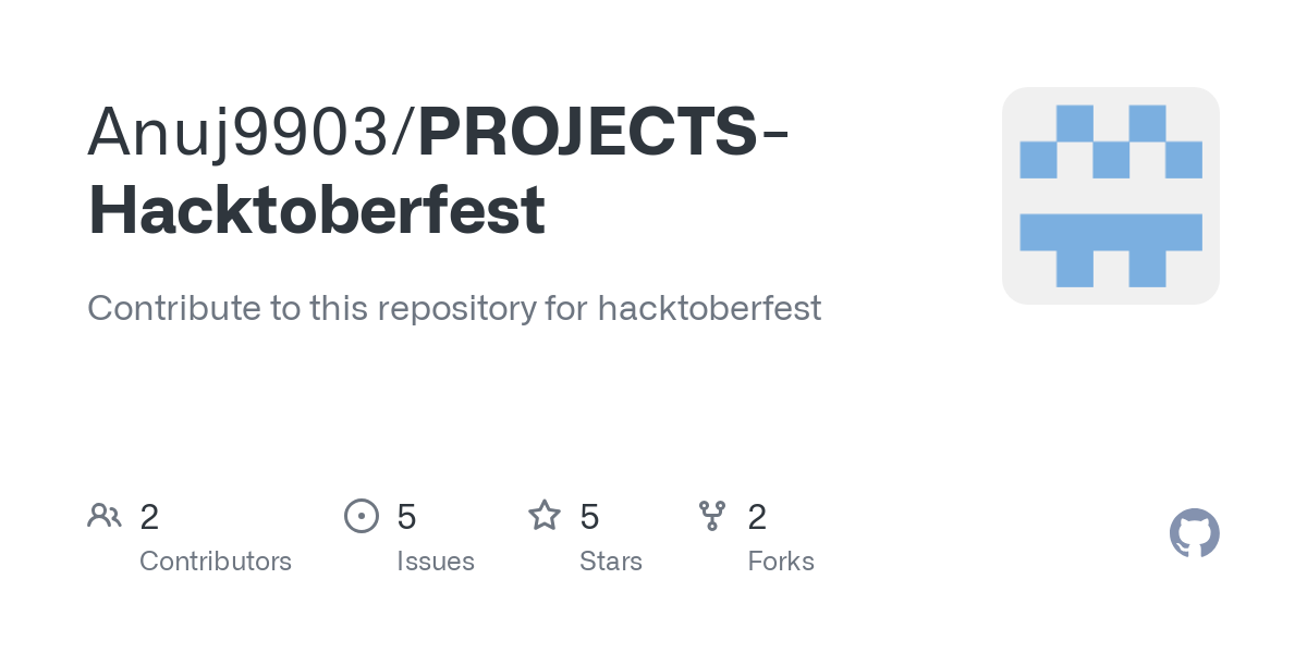 PROJECTS Hacktoberfest