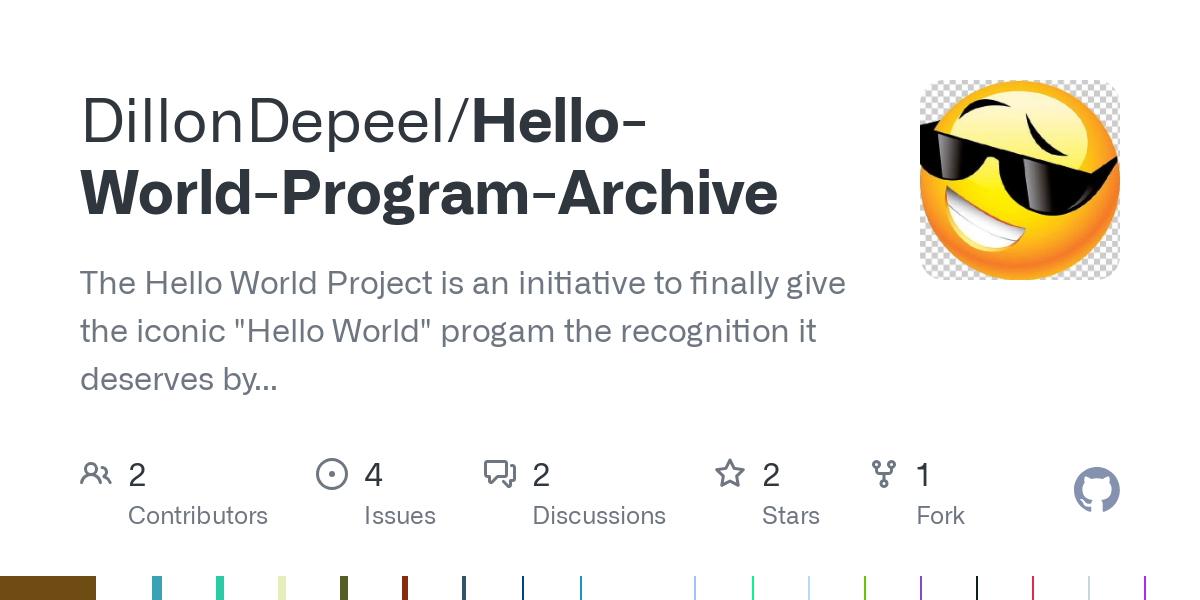 Hello World Program Archive