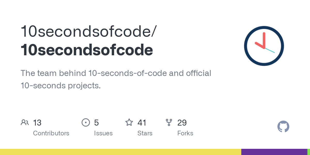 10secondsofcode