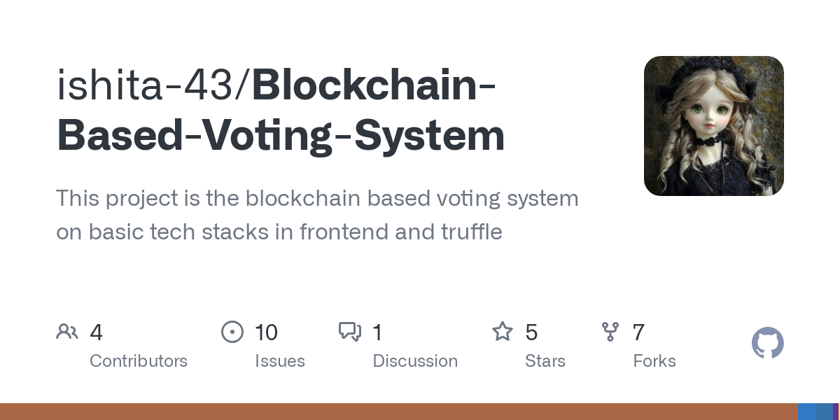 Blockchain Based Voting System