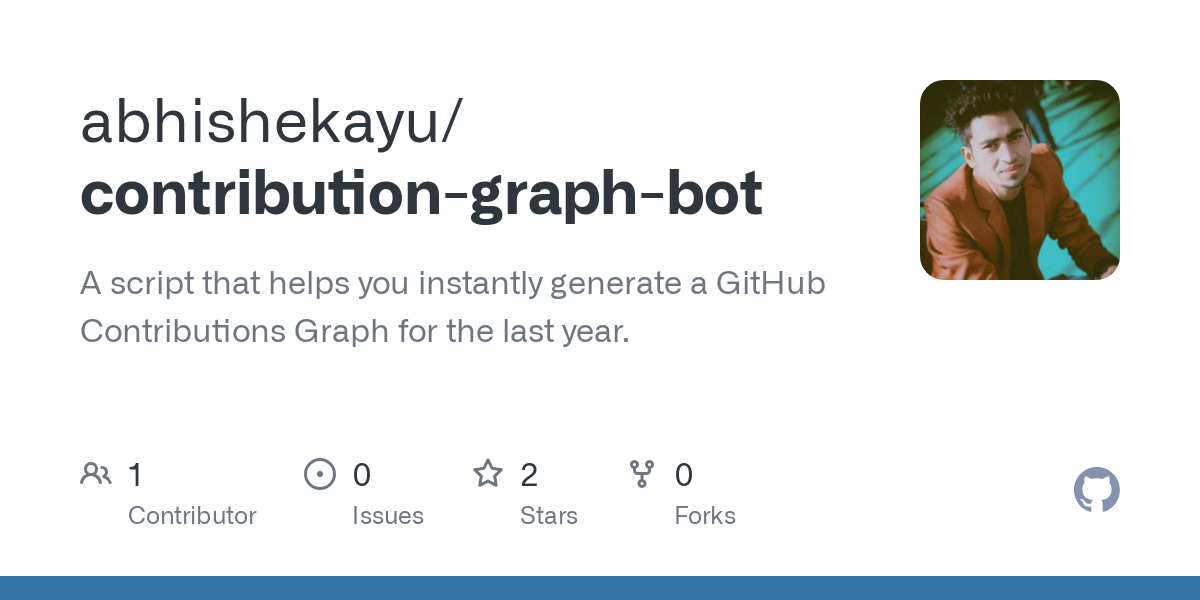 contribution graph bot