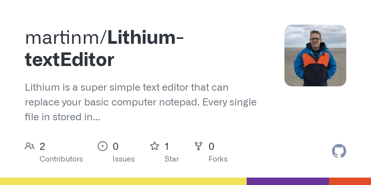 Lithium textEditor