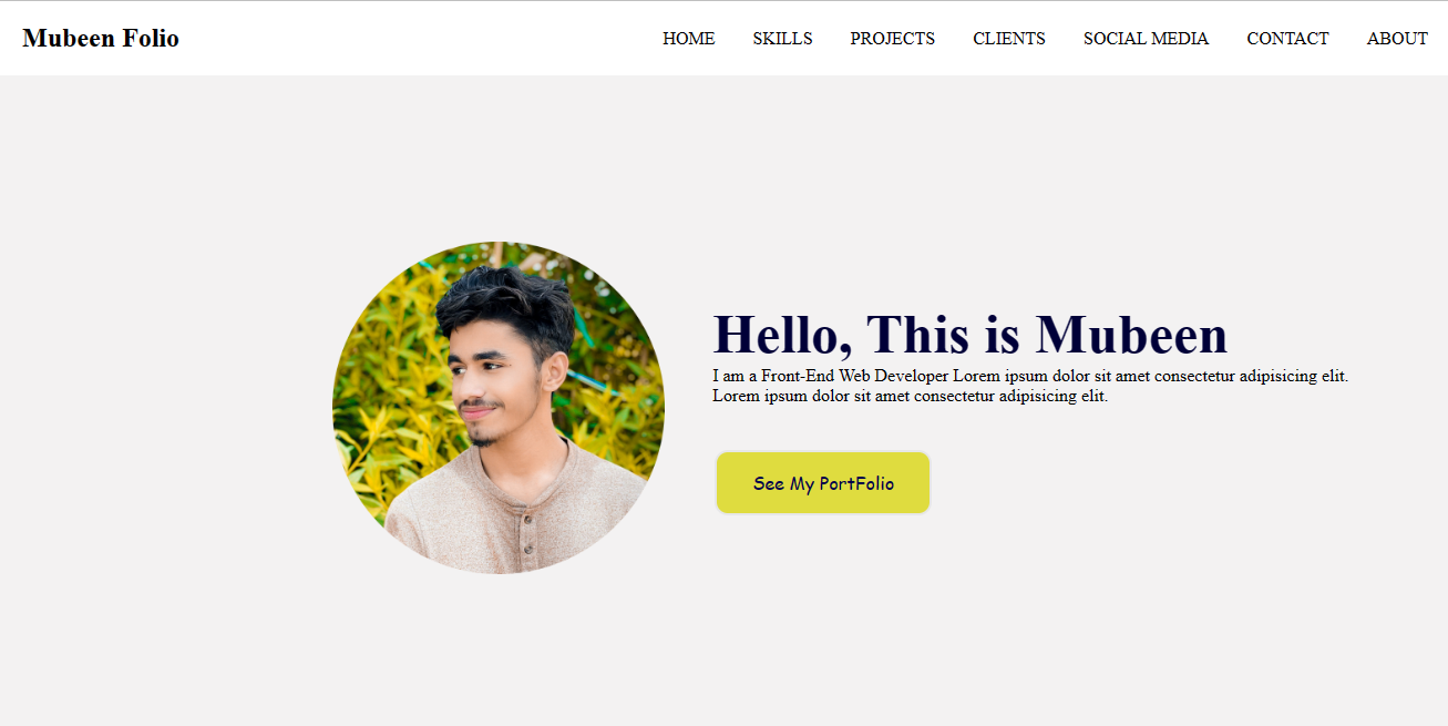 포트폴리오 웹 사이트