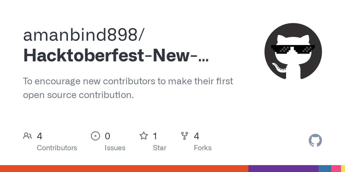 Hacktoberfest New Contributors