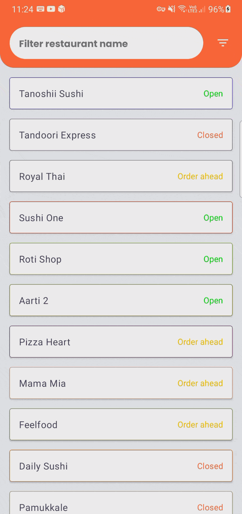 레스토랑 -Jetpack Compose
