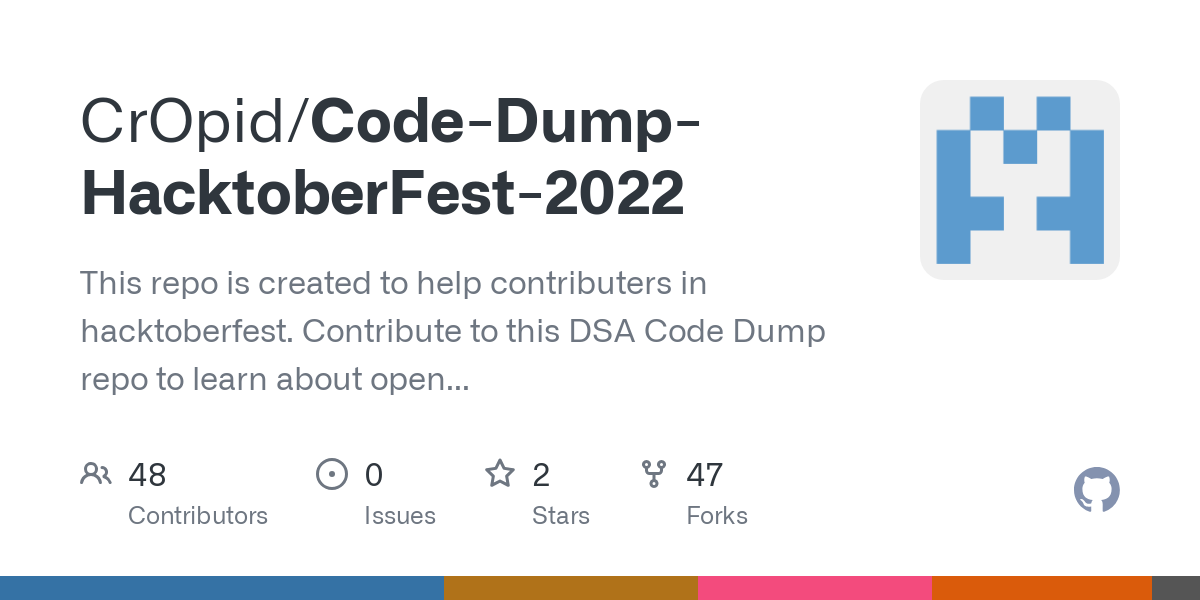 Code Dump HacktoberFest 2022