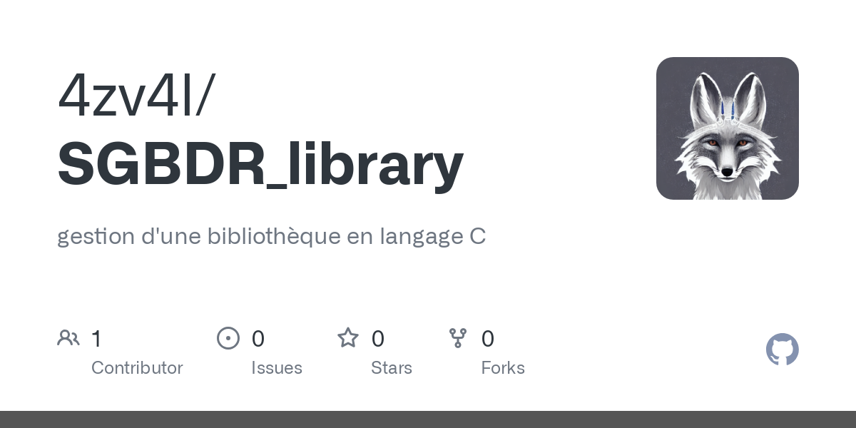SGBDR_library
