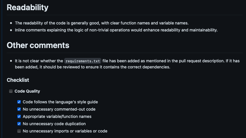 요청 검토를 당기십시오
