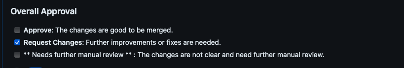 요청 검토를 당기십시오