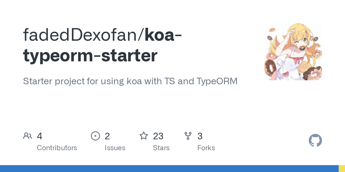 koa typeorm starter