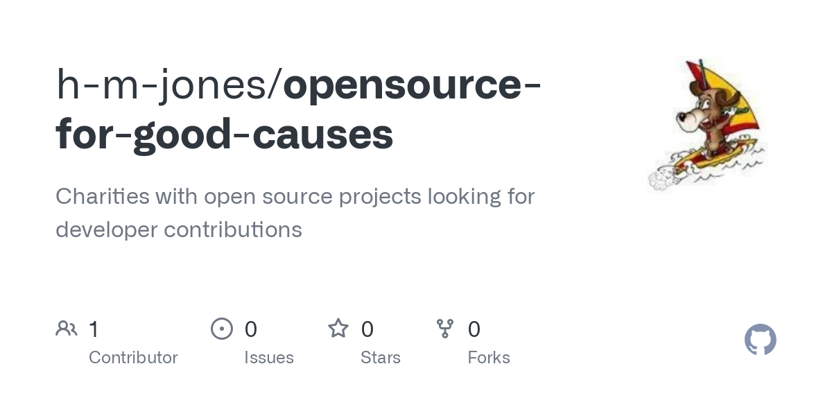 opensource for good causes