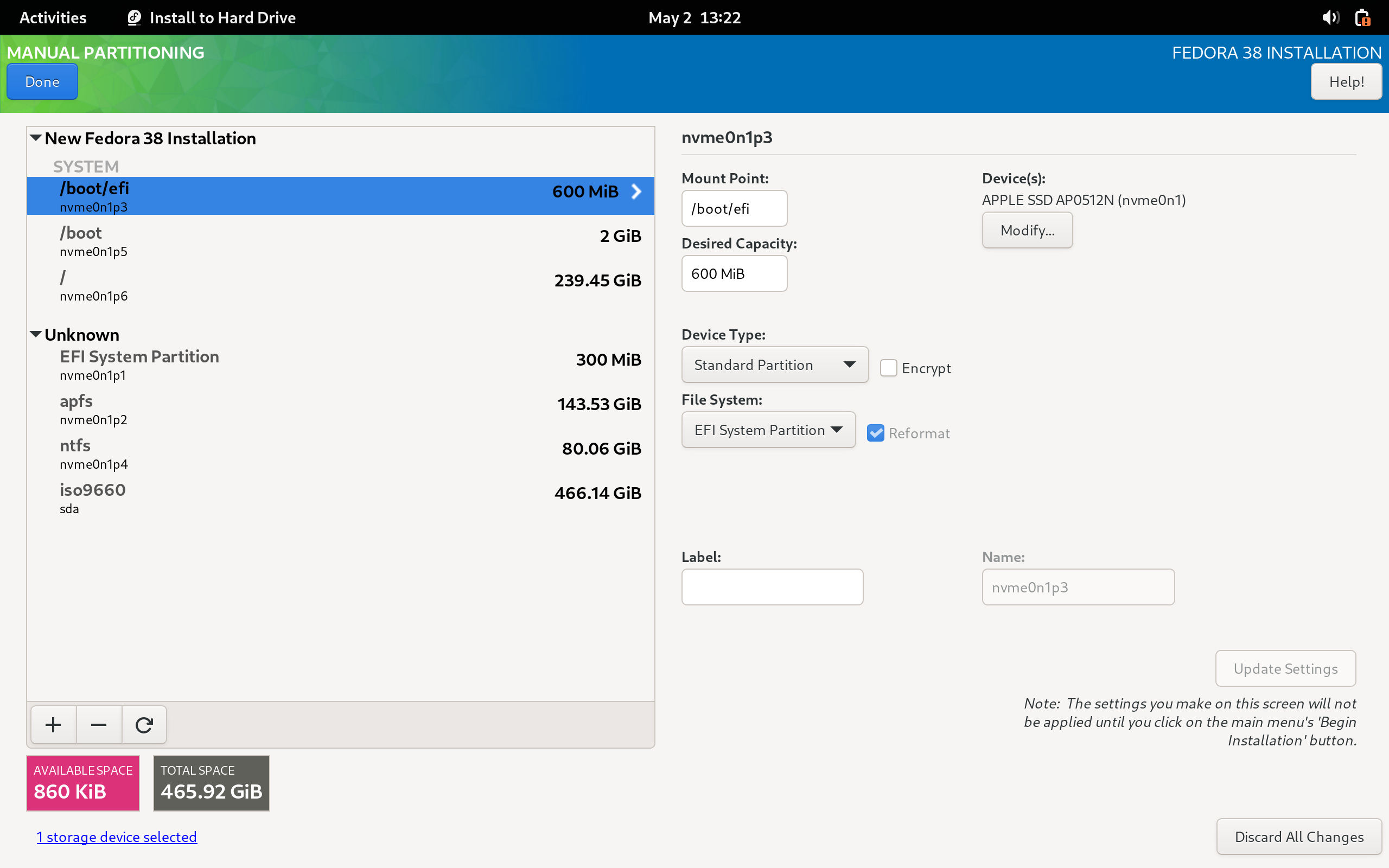 아나콘다 파티셔닝
