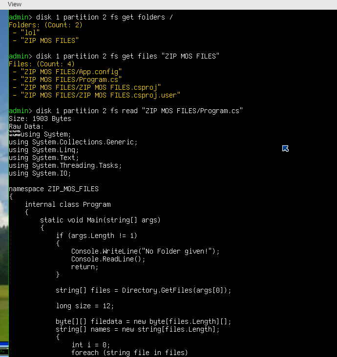 Importing C# Project