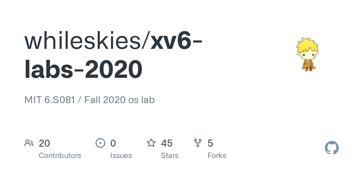 xv6 labs 2020