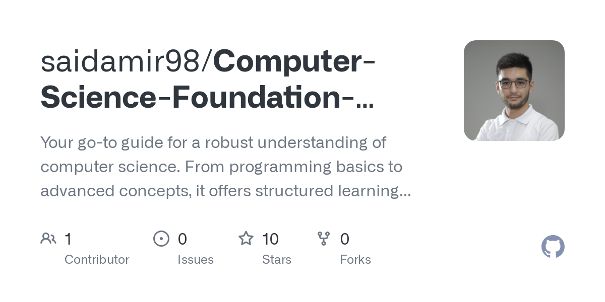 Computer Science Foundation Roadmap