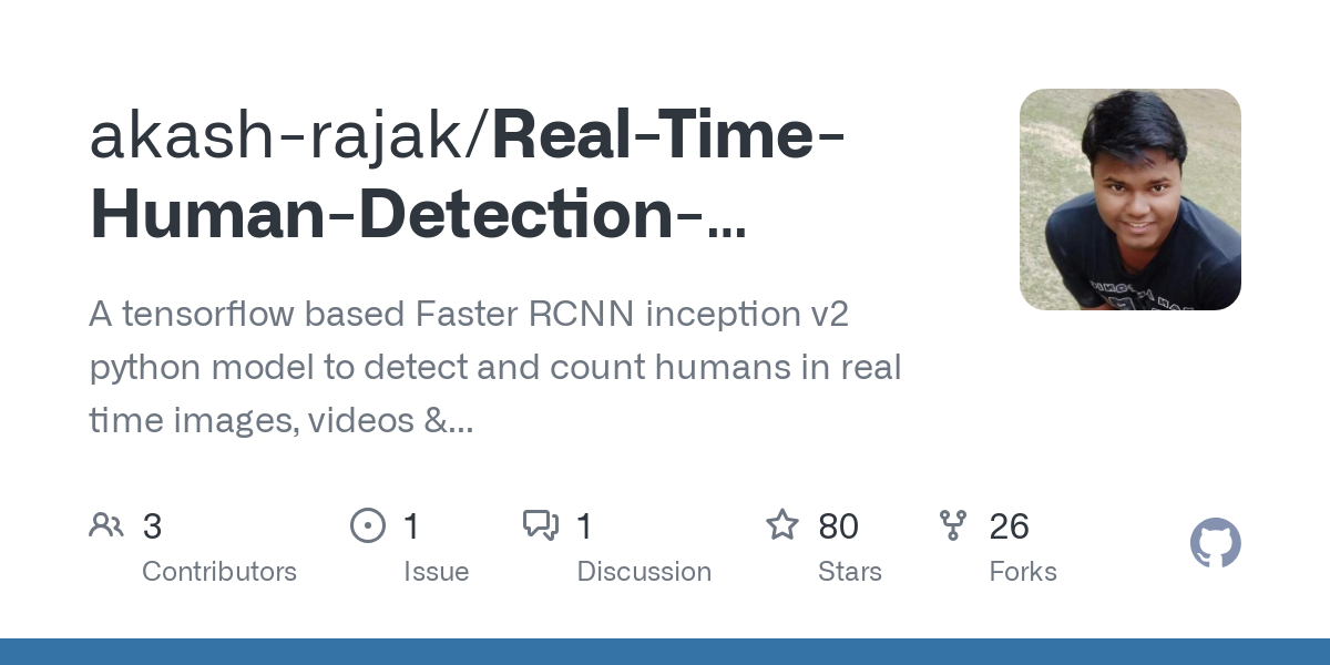 Real Time Human Detection Counting