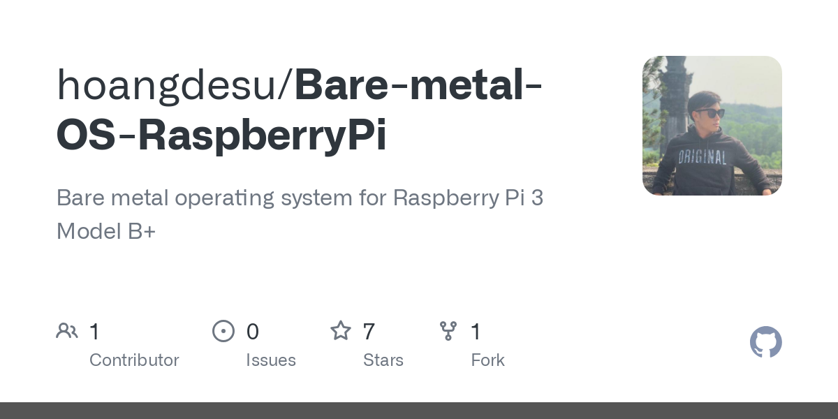 Bare metal OS RaspberryPi