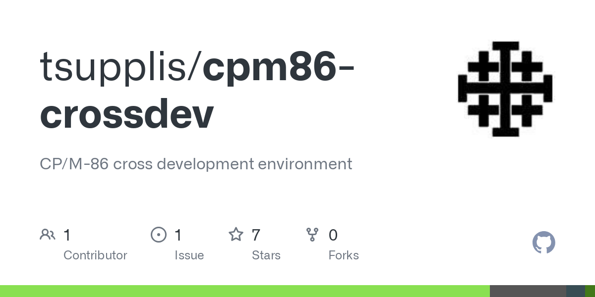 cpm86 crossdev