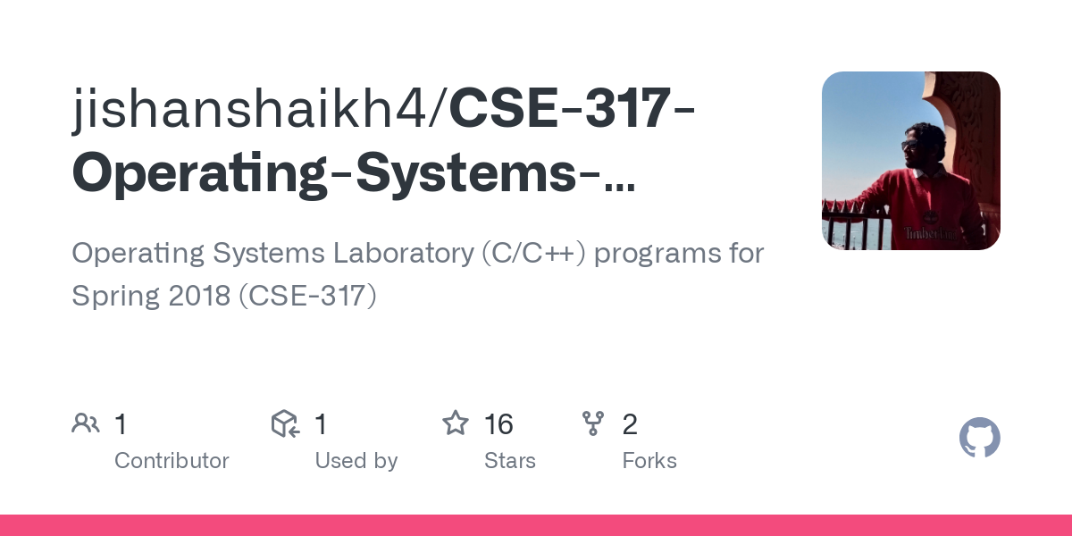 CSE 317 Operating Systems Laboratory
