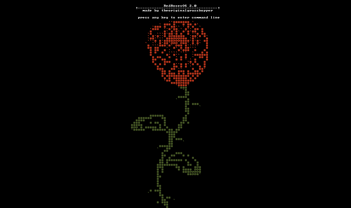 RedroseSOS -Startmenü