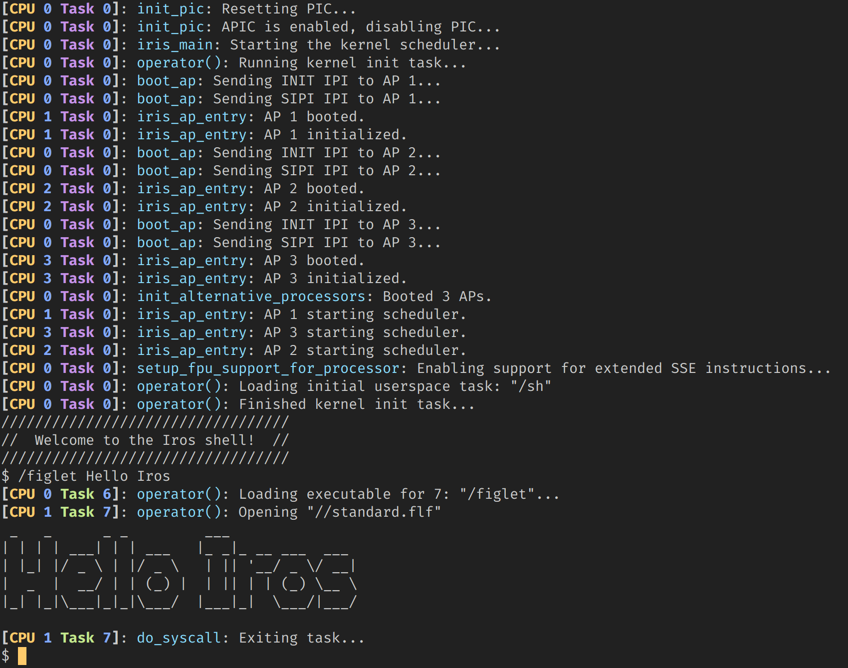 التوقيت Figlet