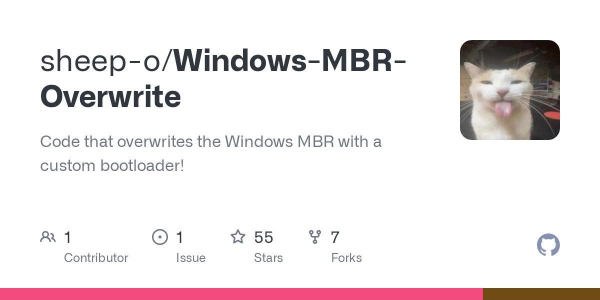 Windows MBR Overwrite