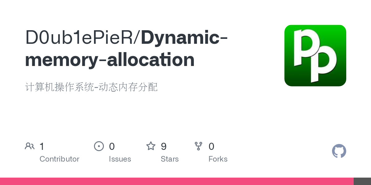 Dynamic memory allocation