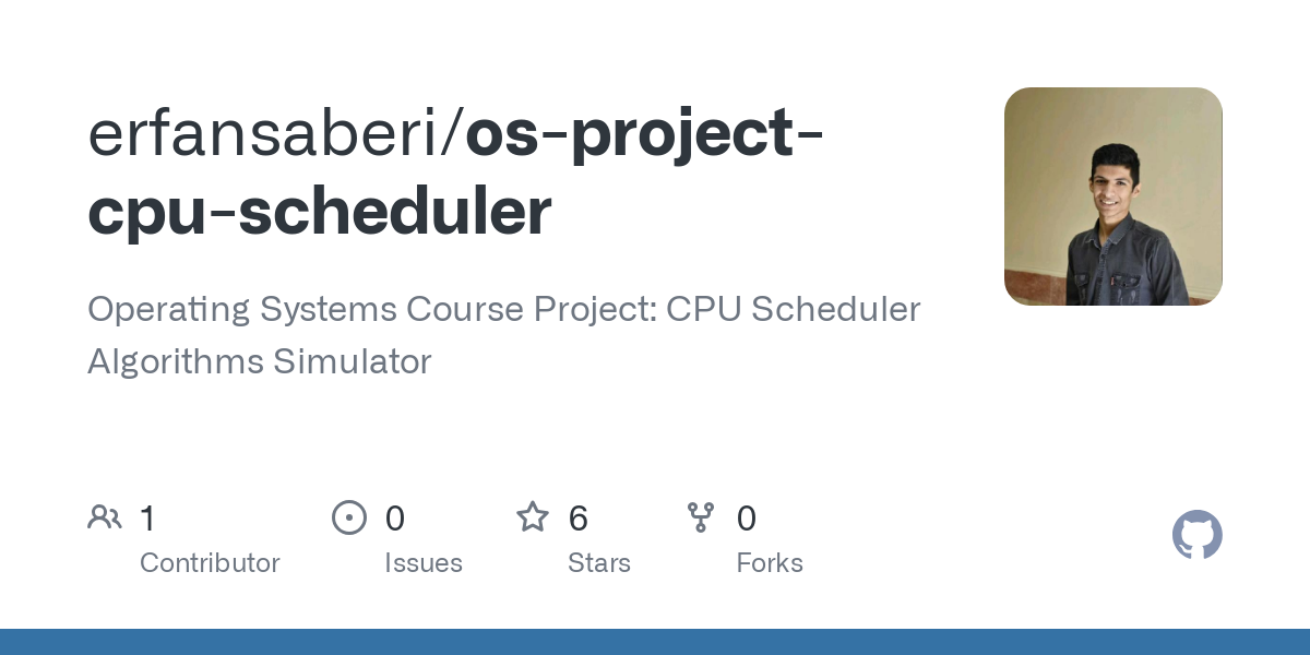 os project cpu scheduler