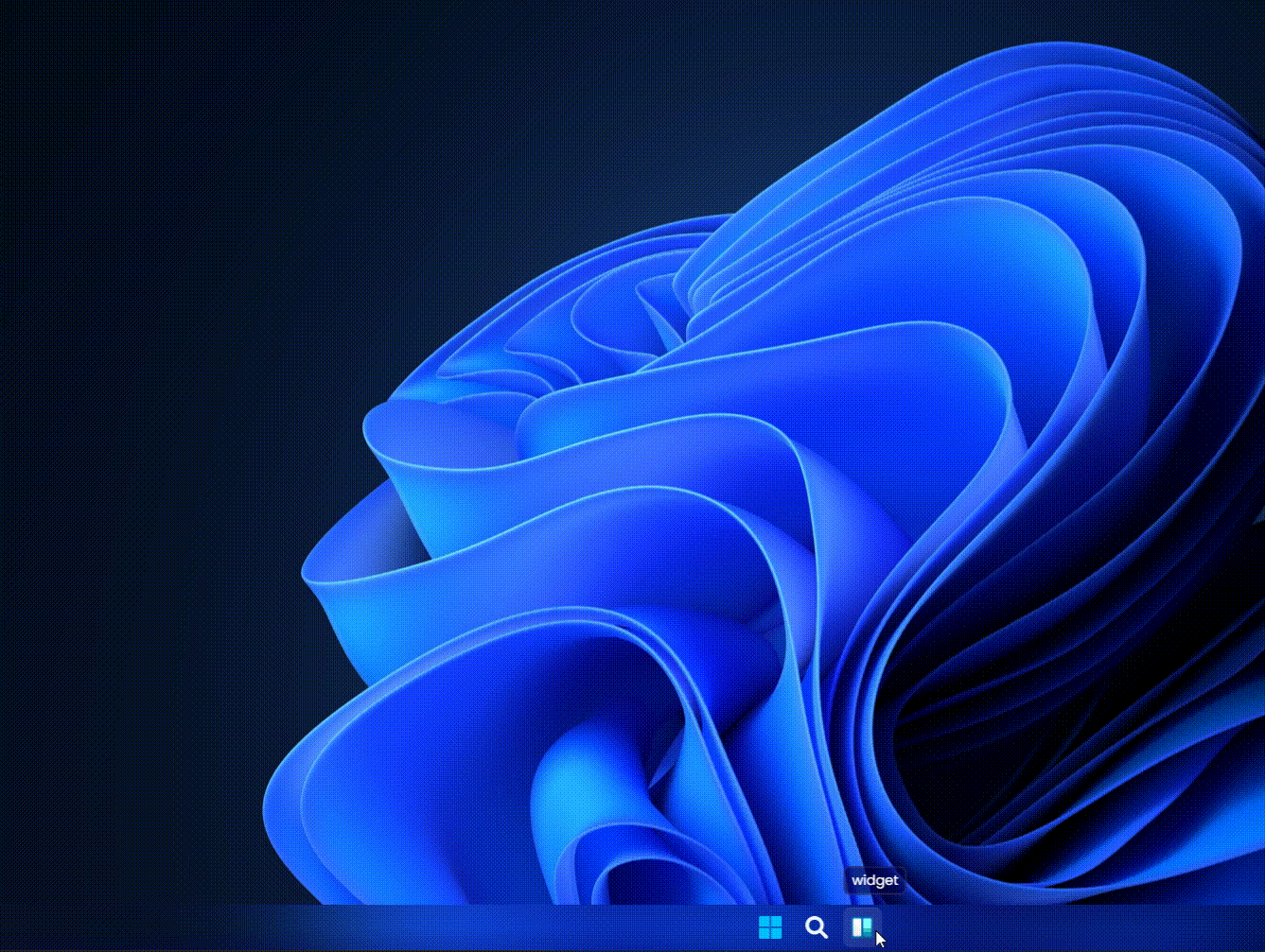 عنصر واجهة Windows 11 الرسوم المتحركة