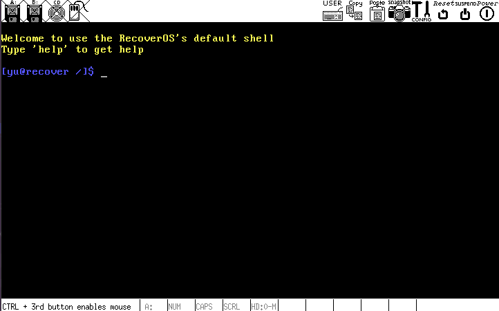 Shell wiederherstellen