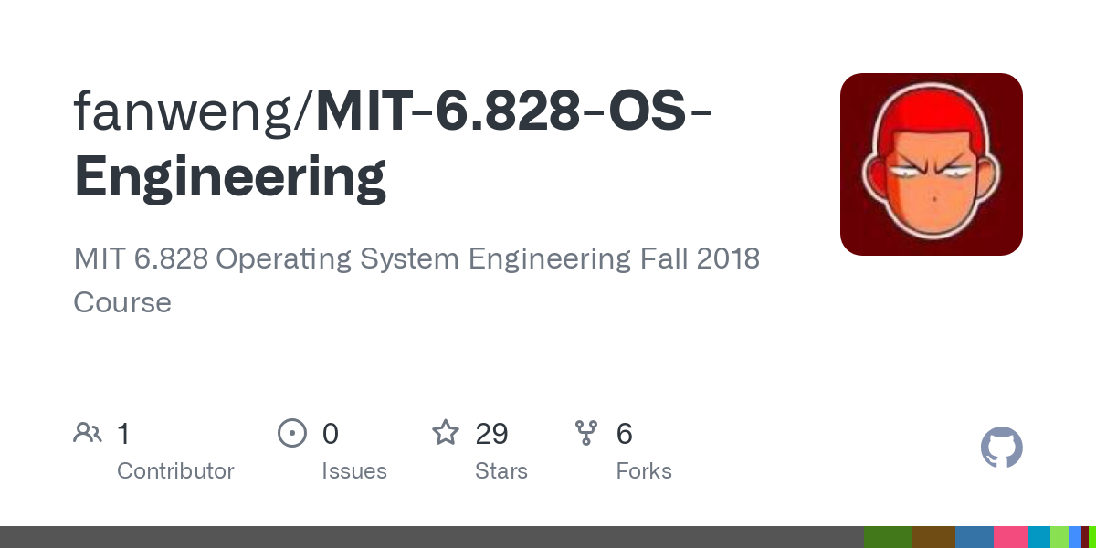 MIT 6.828 OS Engineering