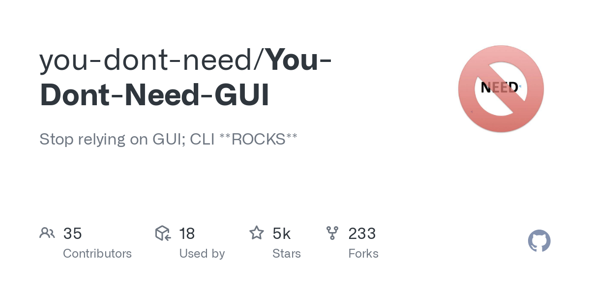 You Dont Need GUI