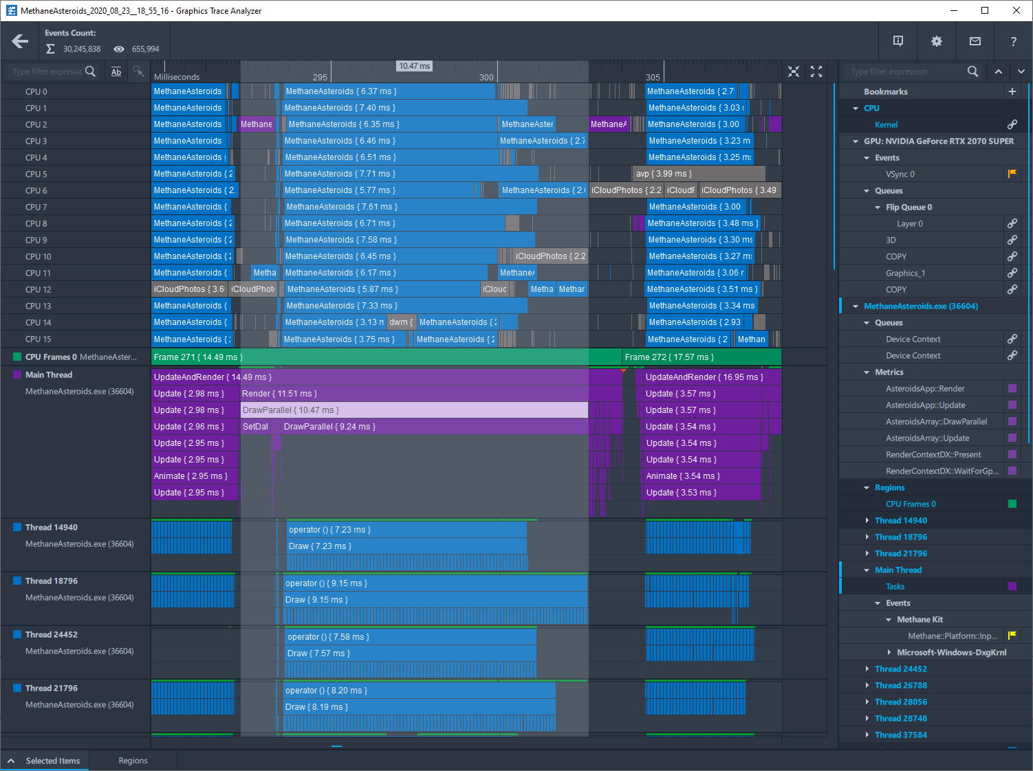 GPA 추적 분석기에서 소행성 추적