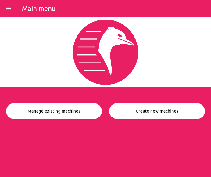 Quickgui 메인 화면