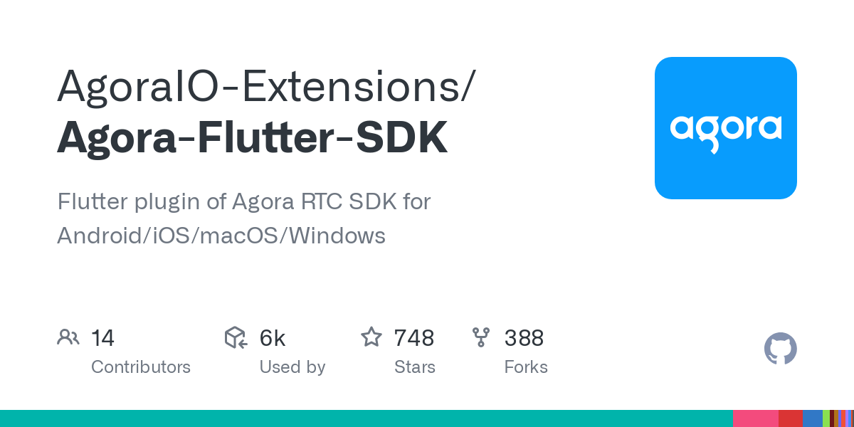 Agora Flutter SDK