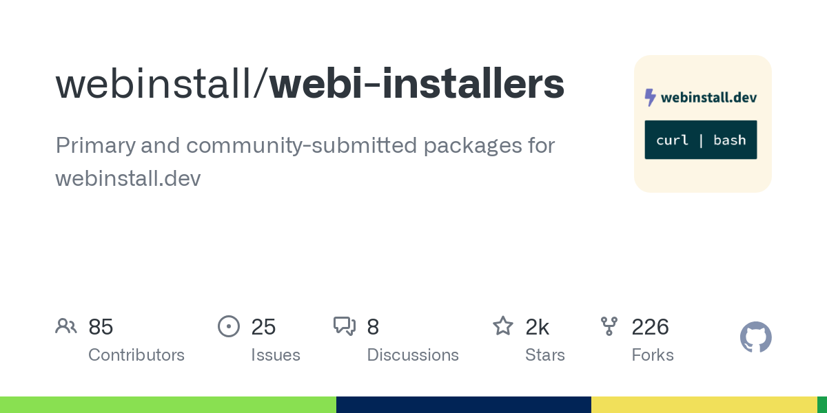 webi installers