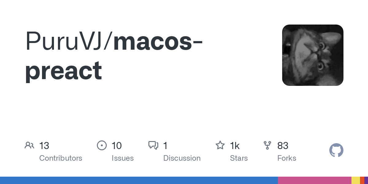 macos preact