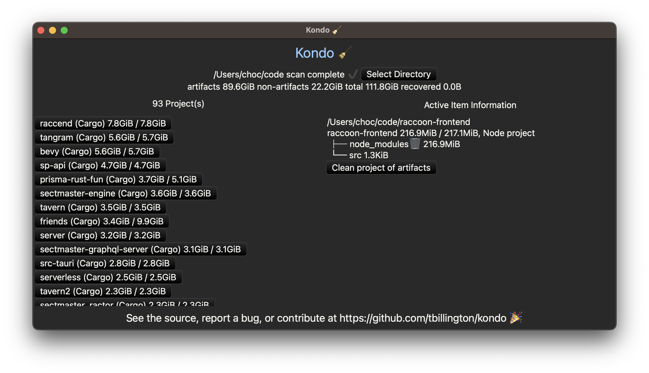 Kondo Gui 표시 프로젝트