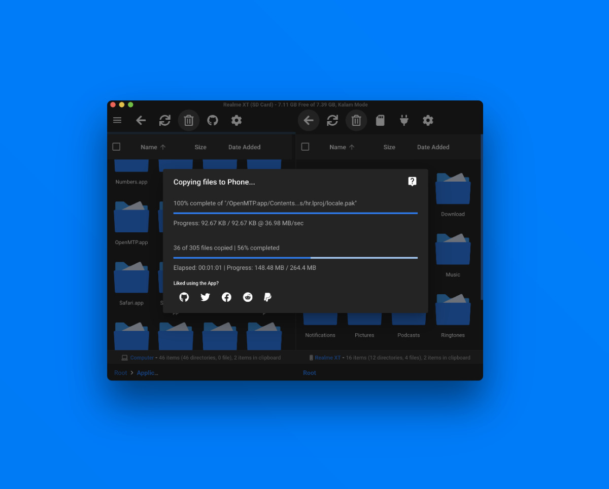 OpenMTP File Transfer