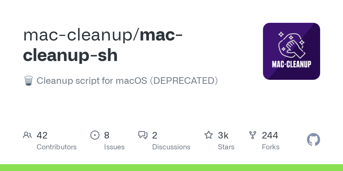 mac cleanup sh