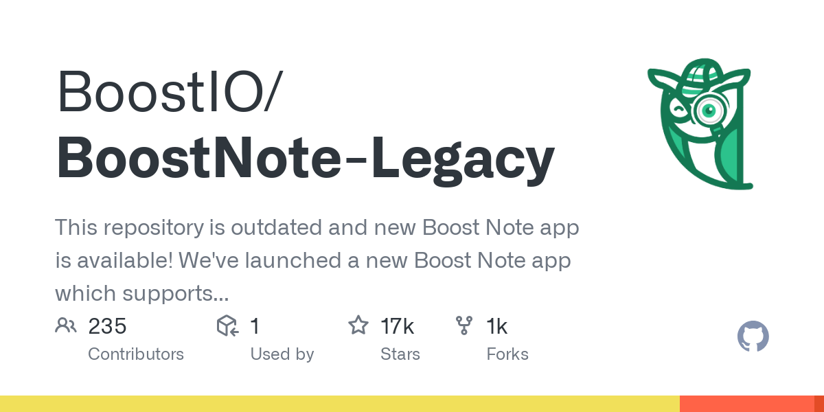 BoostNote Legacy