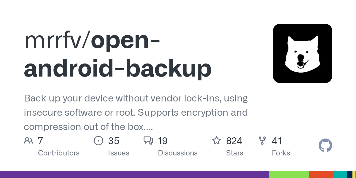 open android backup