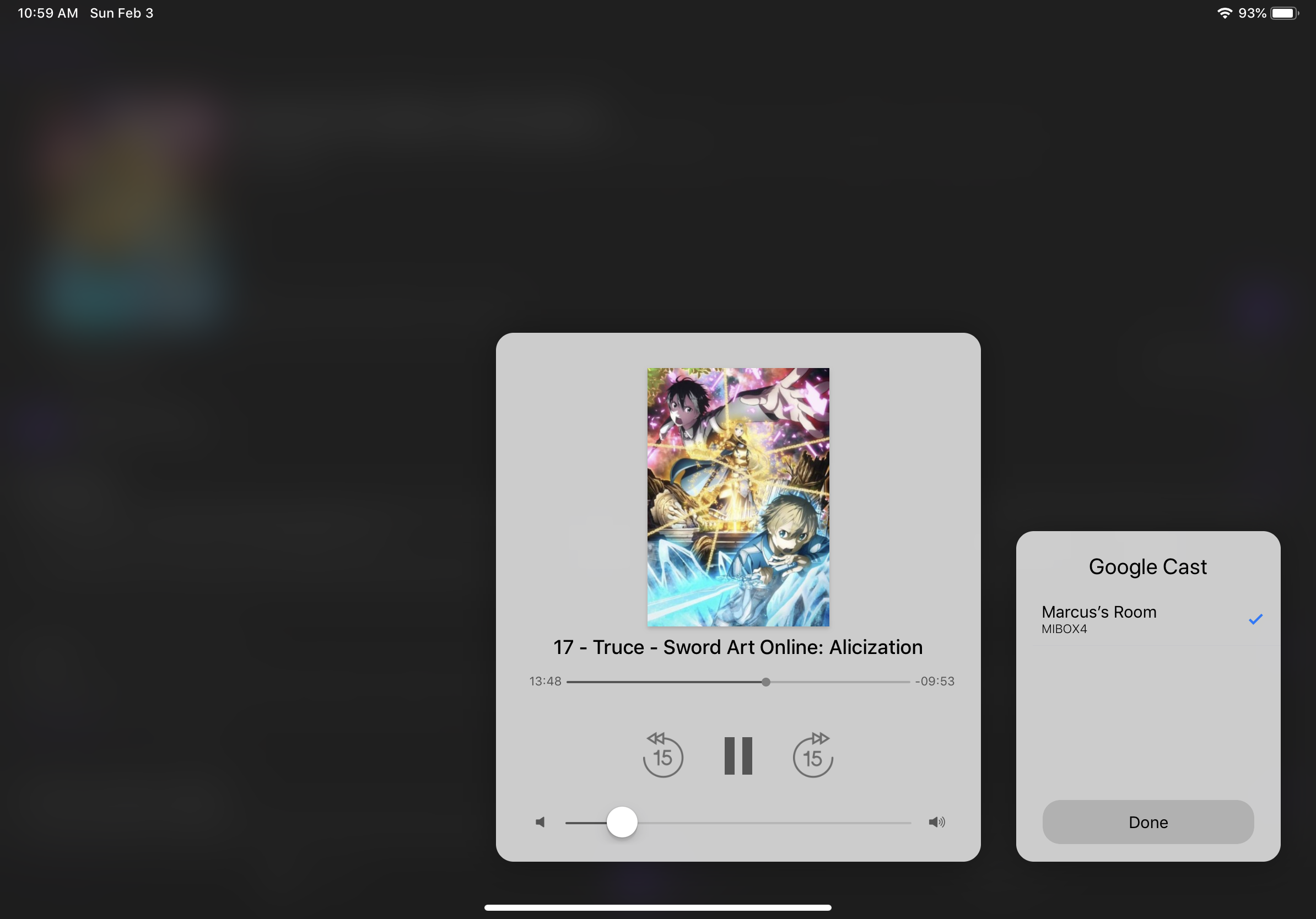 Auf das iPad gegossen