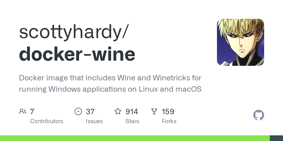 docker wine