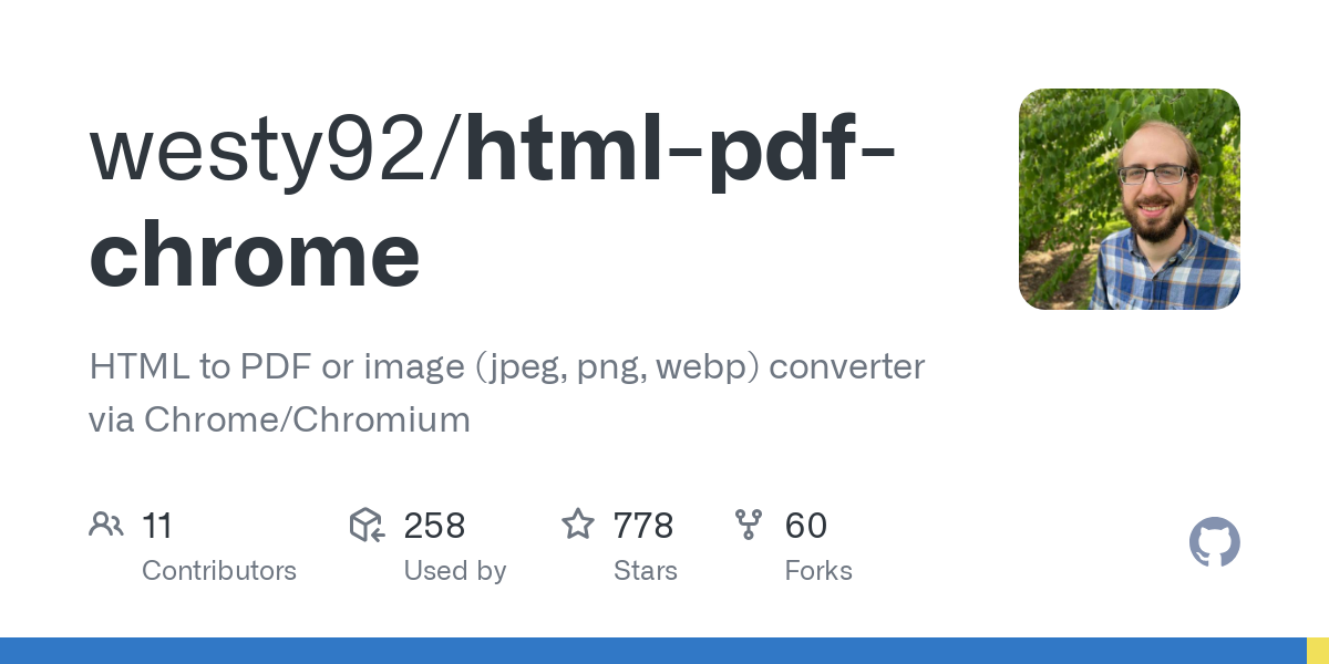 html pdf chrome