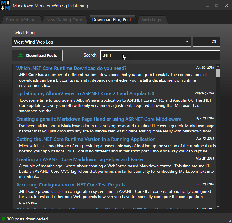 웹 로그 게시 ADDIN 다운로드